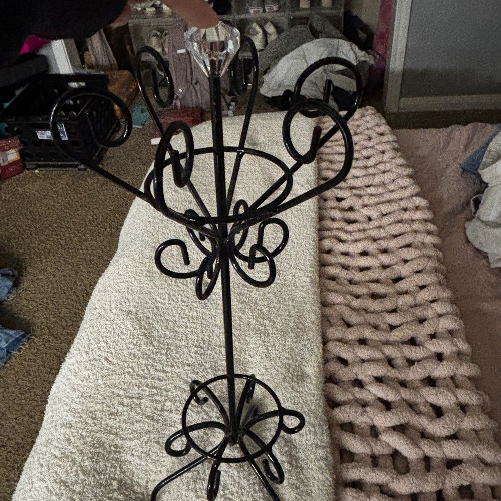 Hobby Lobby Black Metal Jewelry Organizer